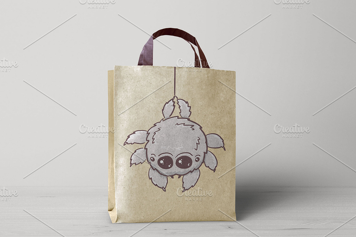 Cute spiders illustrations, an Illustration by Red_cat (Photo 5 of 7)