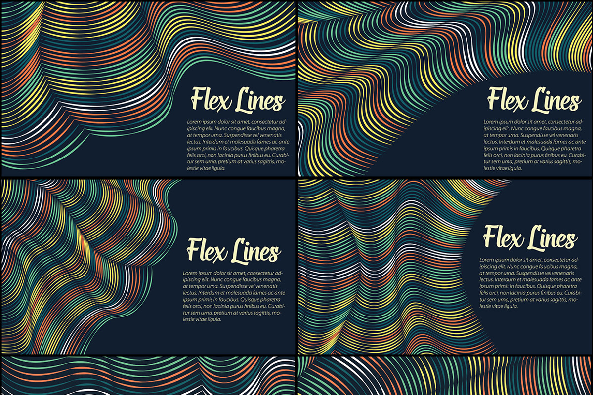 40 Flex Lines Backgrounds Part 3, a Texture Graphic by GarryKillian (Photo 4 of 5)