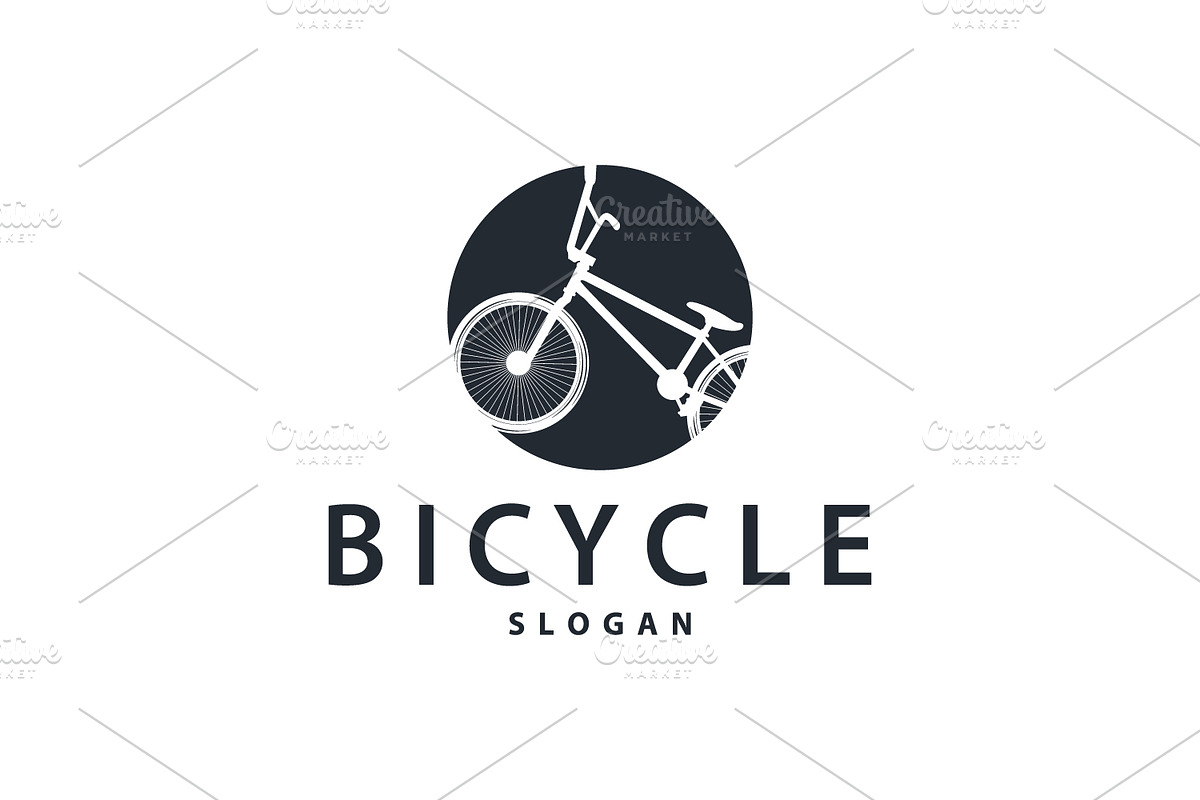 Bicycle logo design bicycle sport, a Branding & Logo Template by Maylianaw28