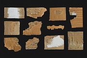 Cardboard Texture & Elements Pack, a Texture Graphic by Gravito (Thumbnail 3 of 9)