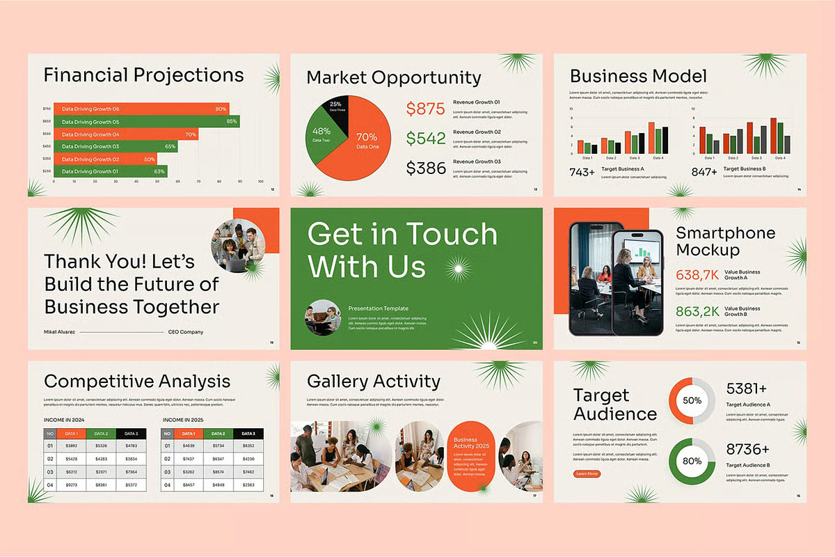 Business Plan Powerpoint Templates, a Presentation Template by Fit-tee (Photo 2 of 4)