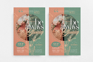 Be Always Blooming Flyer Instagram