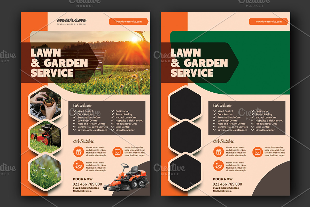Lawn Service, a Flyer Template by Saphari (Photo 2 of 4)