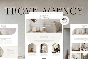 Interior Design Squarespace Website