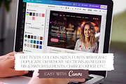 Social Media Manager Website, a Landing Page Template by vectorocean (Thumbnail 8 of 11)
