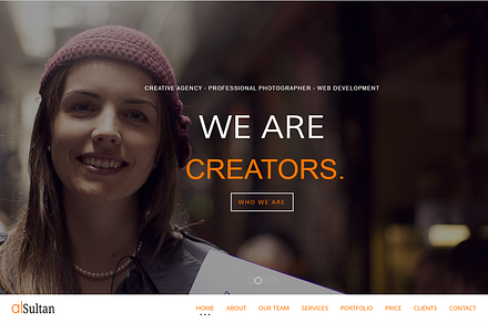 Al-Sultan One Page HTML Template