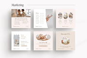 Canva Massage Therapist templates, a Social Media Template by LiliesandBerries (Thumbnail 8 of 21)