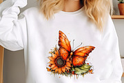 Butterfly Spring Garden Clipart, an Illustration by designcity5 (Thumbnail 3 of 5)