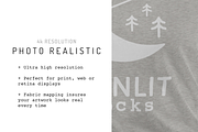 Women's T-Shirt Mockup Ladies AA1072, a Shirt Mockup by Moonlit Mocks (Thumbnail 3 of 5)