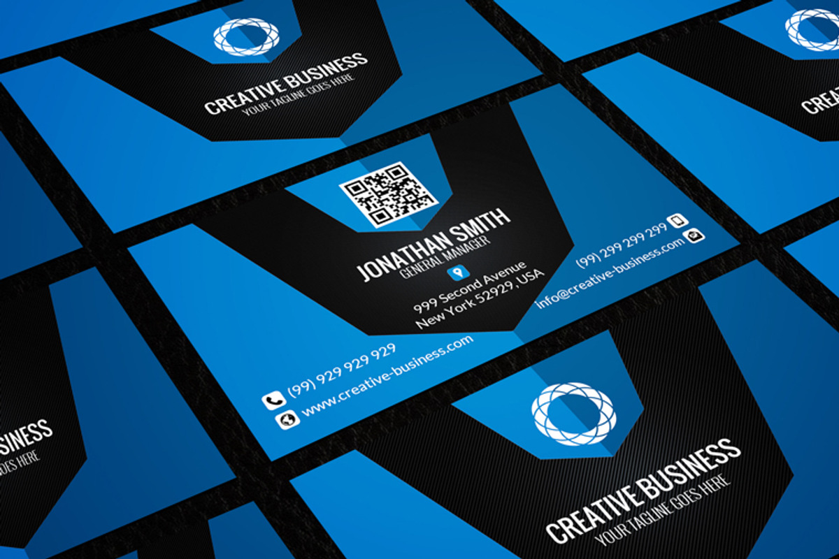 Modern Corporate Business Card CM017, a Business Card Template by annozio (Photo 4 of 4)
