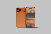 iPhone 17 Pro Max Mockup - 10 Scenes, an iPhone Mockup by Graphiculon (Thumbnail 9 of 11)