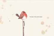 Forest Vibes. Watercolor Set, a Decorative Illustration by Julia Shvets (Thumbnail 4 of 4)