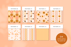 Honey Bees Pattern Collection