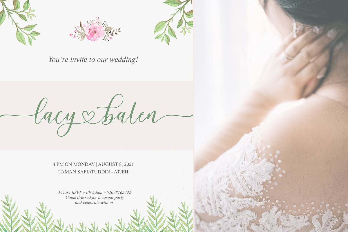 Hey Lady Script, a Script Font by Barland Design (Photo 4 of 7)