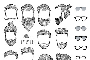 Hairstyles, Beards, Glasses