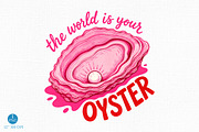 The world is your oyster png, Trendy, an Object Illustration by Libby Wishes (Thumbnail 1 of 5)