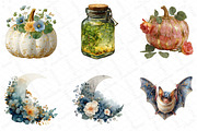 Elegant Halloween Clipart PNG, an Illustration by DreamPrint404 (Thumbnail 2 of 5)