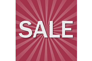 Sale paper banner., a Texture Illustration by piter.goskov