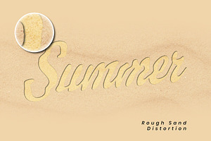Script Sand Distortion Text Effect, a Layer Style Add-On by studiogstock