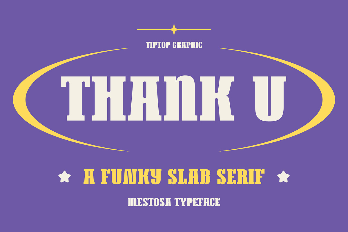 Mestosa - Funky Slab Serif, a Serif Font by Tiptop Graphic (Photo 10 of 10)