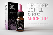 Dropper Bottle & Box Mock-Up | 10ml, a Household Mockup by TSOBG (Thumbnail 1 of 20)
