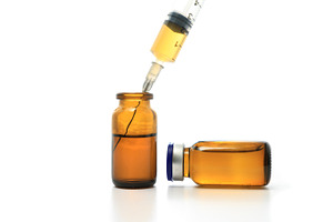 bottles with drugs