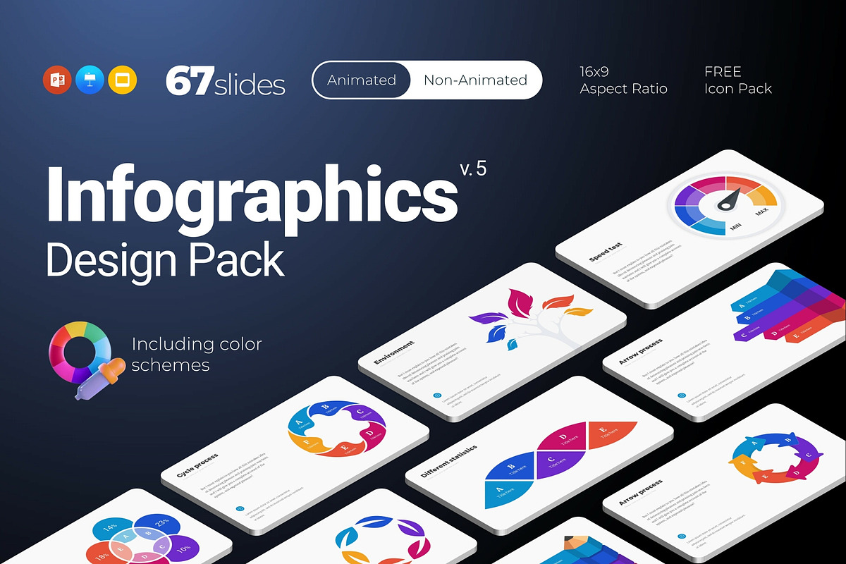 Infographics v.5, a Presentation Template by Presentation Templates (Photo 1 of 4)