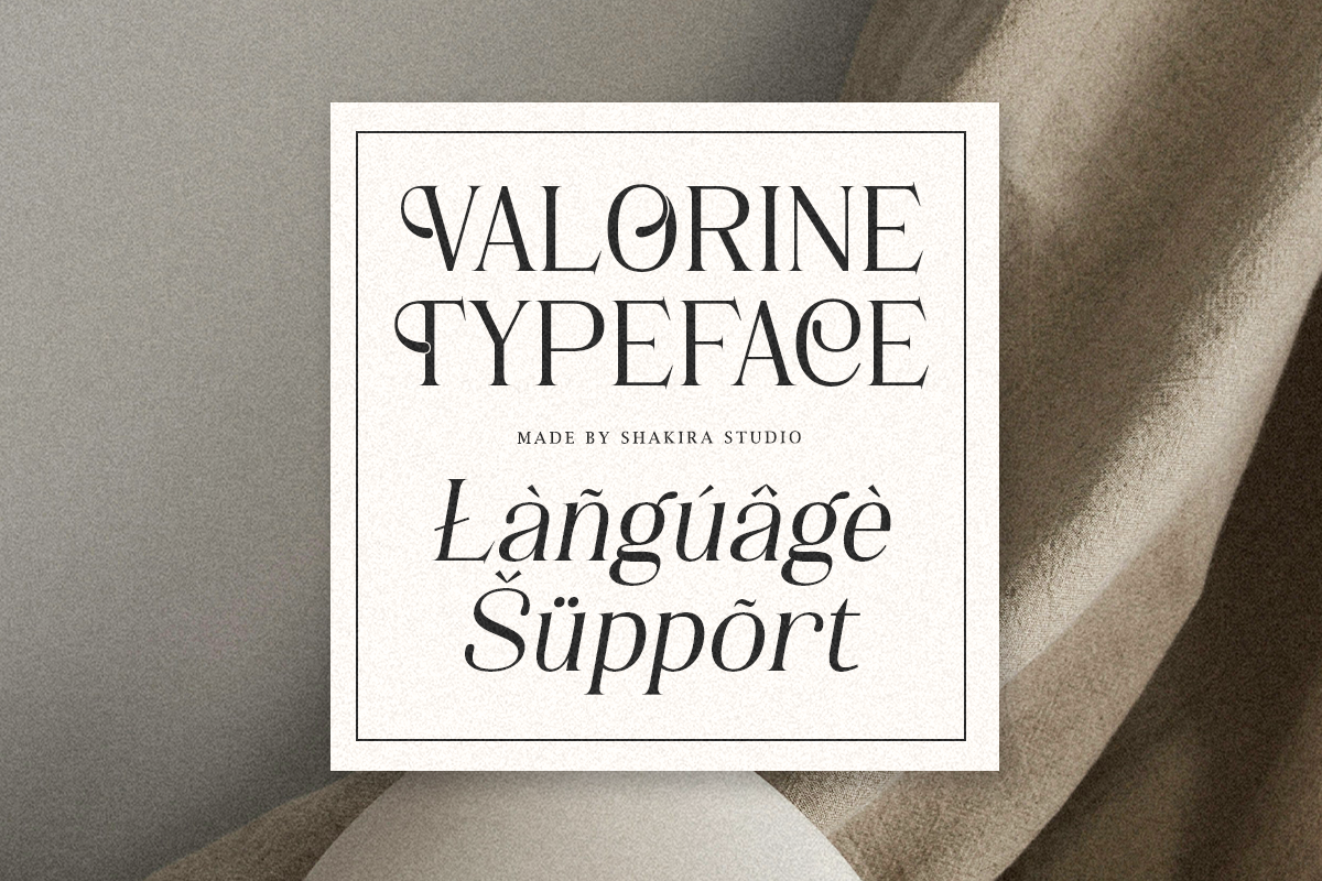 Valorine - Minimal Modern Stylish, a Serif Font by Shakira Studio (Photo 8 of 10)