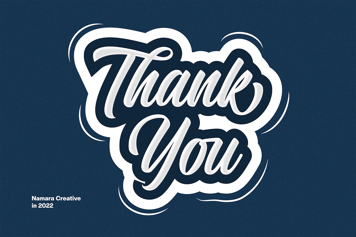 Hundrake Bold Script Font, a Script Font by Namara Creative Studio (Photo 11 of 11)