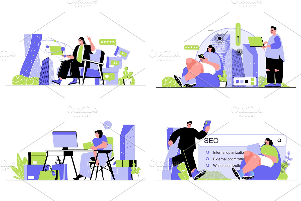 30 Creative Concept Illustrations, a Person Illustration by alexdndz (Photo 7 of 9)