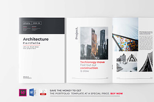 Architecture Portfolio, a Brochure Template by obayes