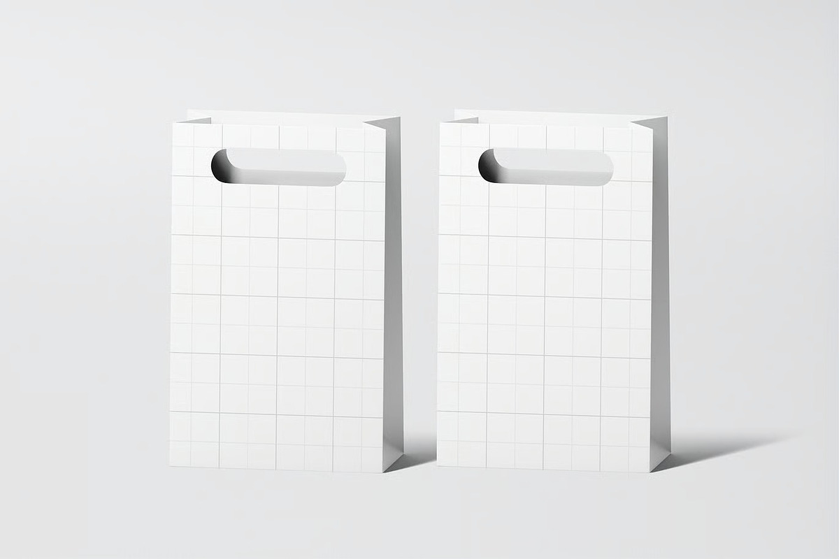 Paper Bag Mockup, a Packaging Mockup by zpackcreative (Photo 4 of 4)