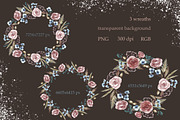 Dusty rose and herbs. Watercolor, an Illustration by Alena Kurian (Thumbnail 5 of 7)