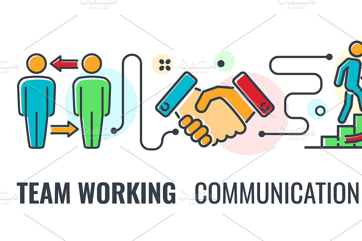 Partnership and Business Teamwork, a Person Illustration by TAlex (Photo 3 of 6)