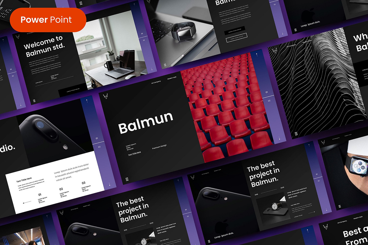 Balmun – Business PowerPoint, a Presentation Template by Dens Creative Studio (Photo 1 of 6)
