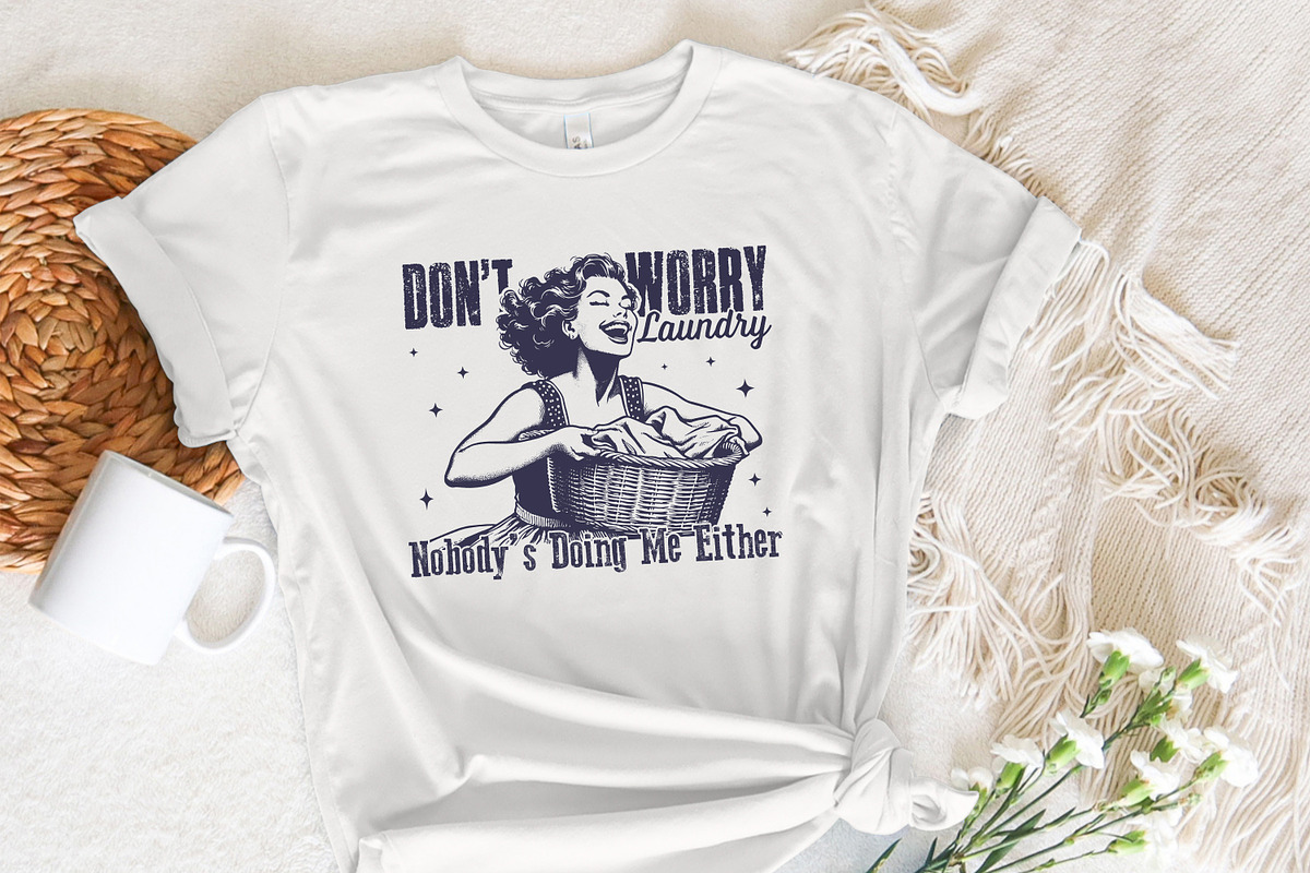 Don't Worry Laundry PNG, Funny, an Illustration by SharpMarketplace (Photo 4 of 9)