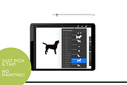 Procreate Brush Stamps - Dogs, a Brush Add-On by Gabba Delgado (Thumbnail 2 of 7)