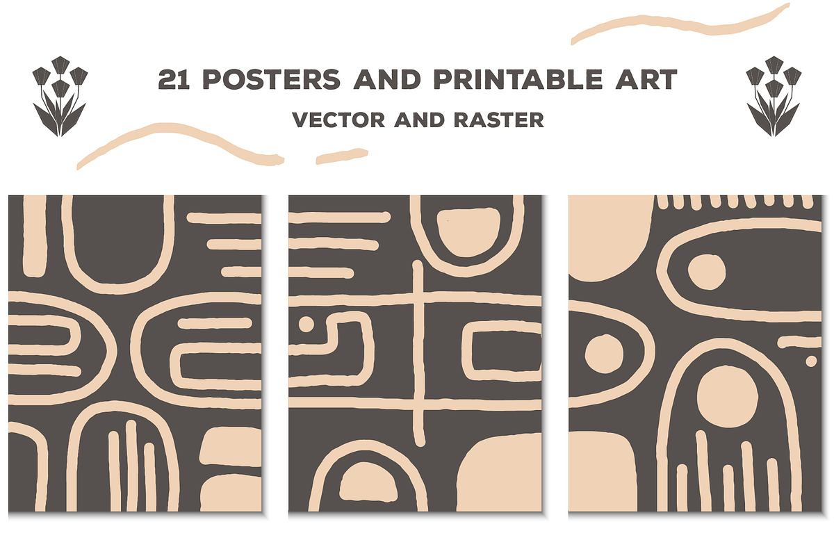 Two-Tone Abstract Visuals, a Pattern Graphic by Zim Varezhkin (Photo 6 of 12)