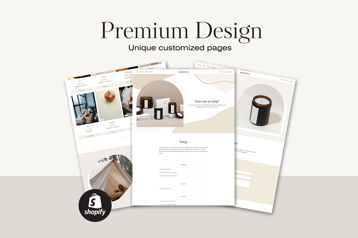 Boho Shopify Theme Template, a Shopify Template by Tarsi.io (Photo 3 of 4)