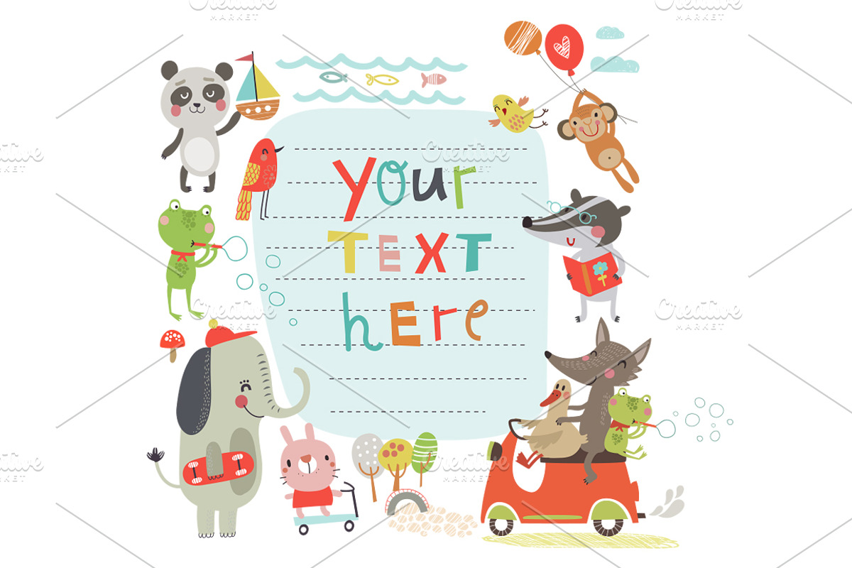Animals collection, an Animal Illustration by Anna Guz's Store (Photo 3 of 6)