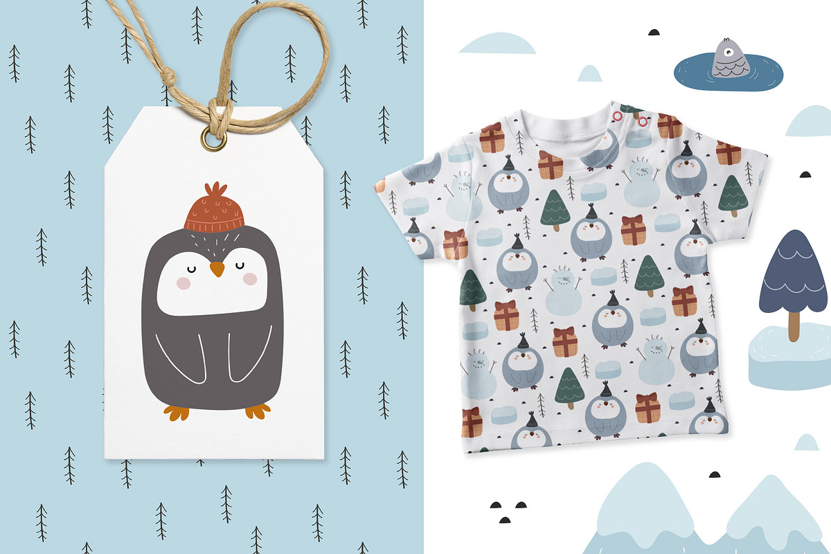 Penguins, a Background Graphic by AnnieArt (Photo 7 of 7)