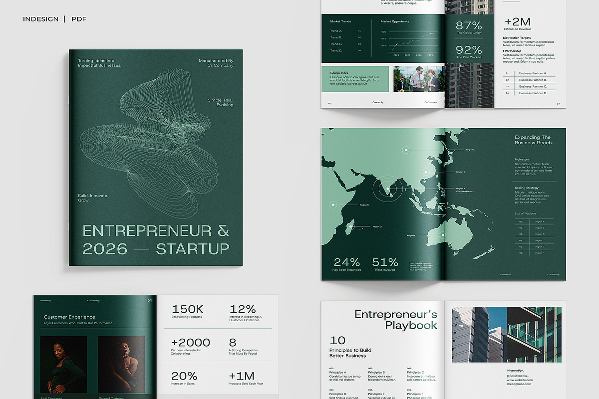 Entrepreneur Startup Magazine Templa, a Magazine Template by Siska Arista (Photo 2 of 3)