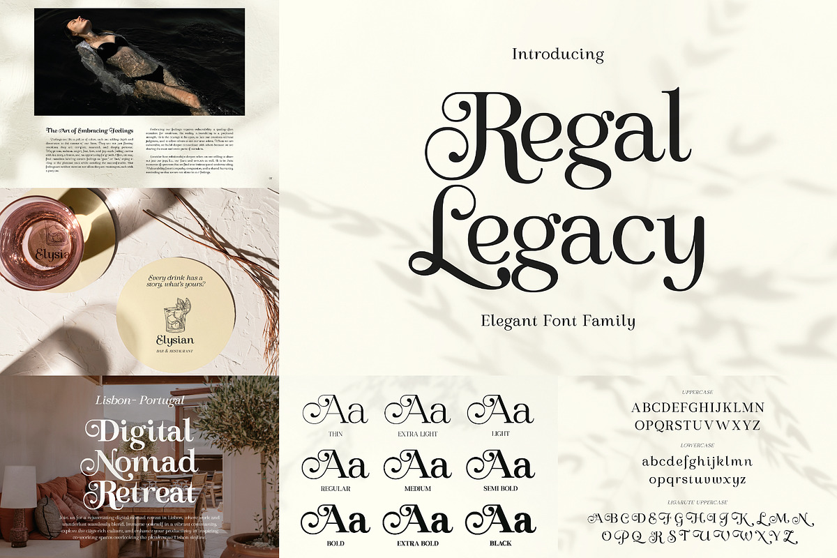 Andersonian Aesthetic Font Bundle, a Sans Serif Font by HipFonts (Photo 3 of 10)