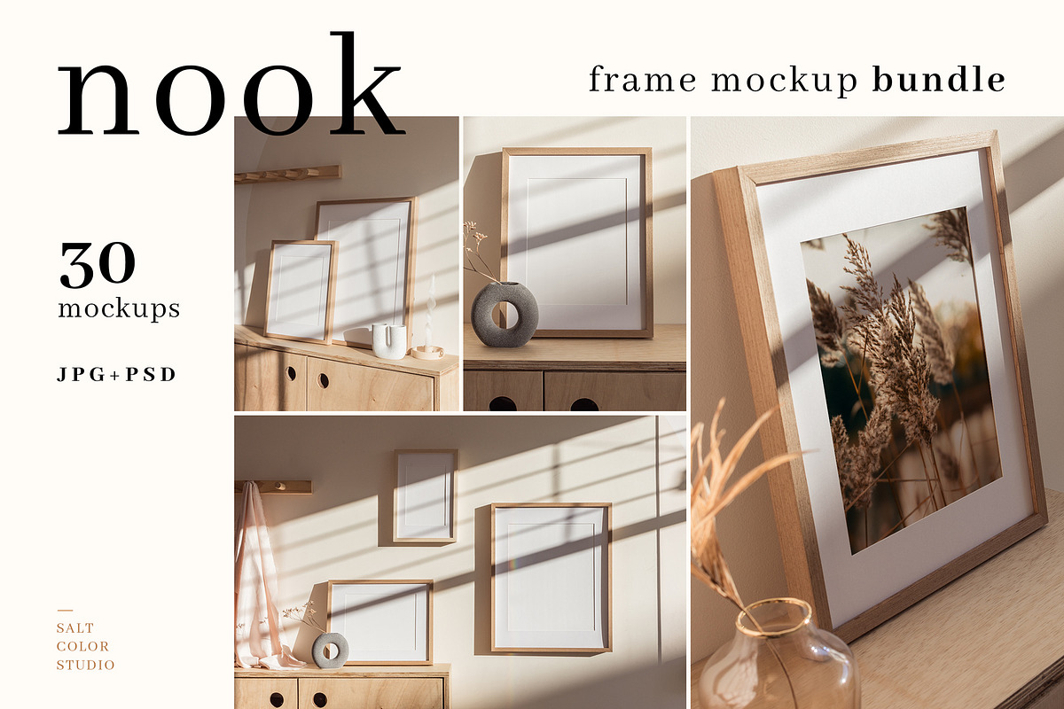 The Bohemian Mockup Bundle 288 items, a Household Mockup by Salt Color Studio (Photo 8 of 27)