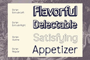 Dorlan 3D, a Sans Serif Font by Craft Supply Co. (Thumbnail 4 of 8)