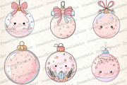 Pastel Kawaii Christmas Ornament, an Illustration by DreamCafeArt (Thumbnail 4 of 7)