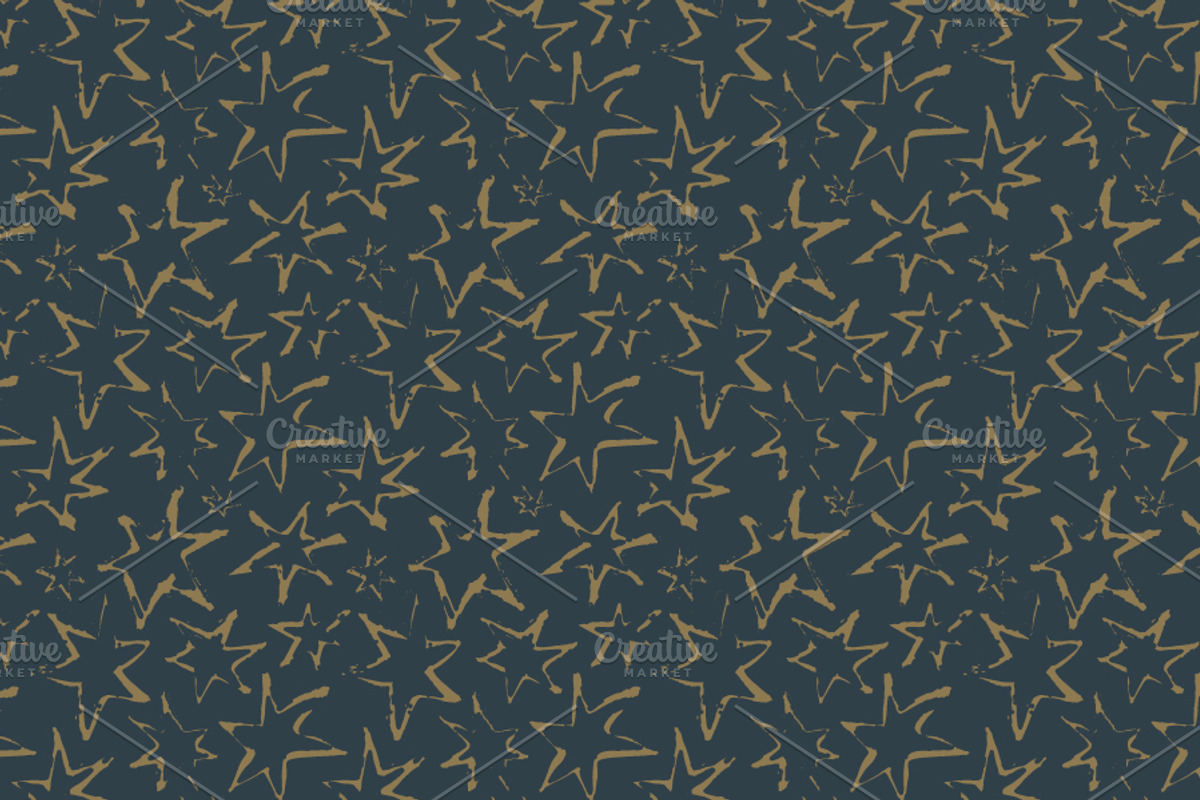 Hand-drawn Stars and Patterns preview 4