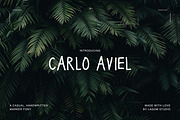 Carlo Aviel · Handwriting Font, a Handwritten Font by Lagom Studio (Thumbnail 1 of 8)