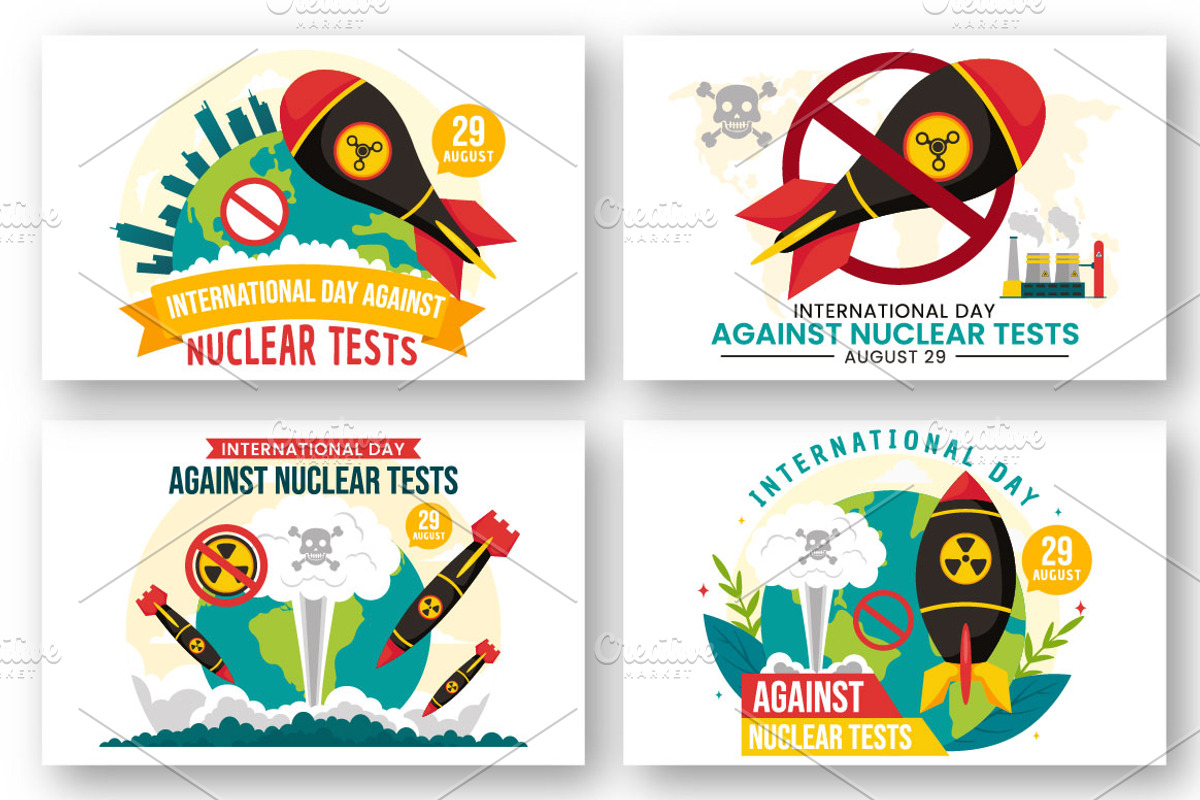 14 Day of Against Nuclear Tests, an Object Illustration by denayunebgt (Photo 3 of 5)