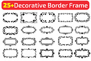25+ Decorative Border Frame, a Decorative Illustration by himelgfx (Thumbnail 1 of 2)